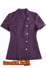 Форменная фиолетовая блузка