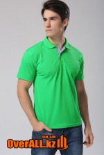 Мужская футболка поло, зеленая