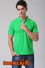 Мужская футболка поло, зеленая