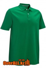 Зеленая футболка поло